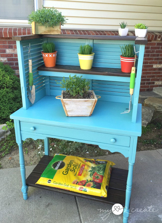 Best ideas about DIY Potting Table
. Save or Pin DIY Potting Bench Ideas House of Hawthornes Now.