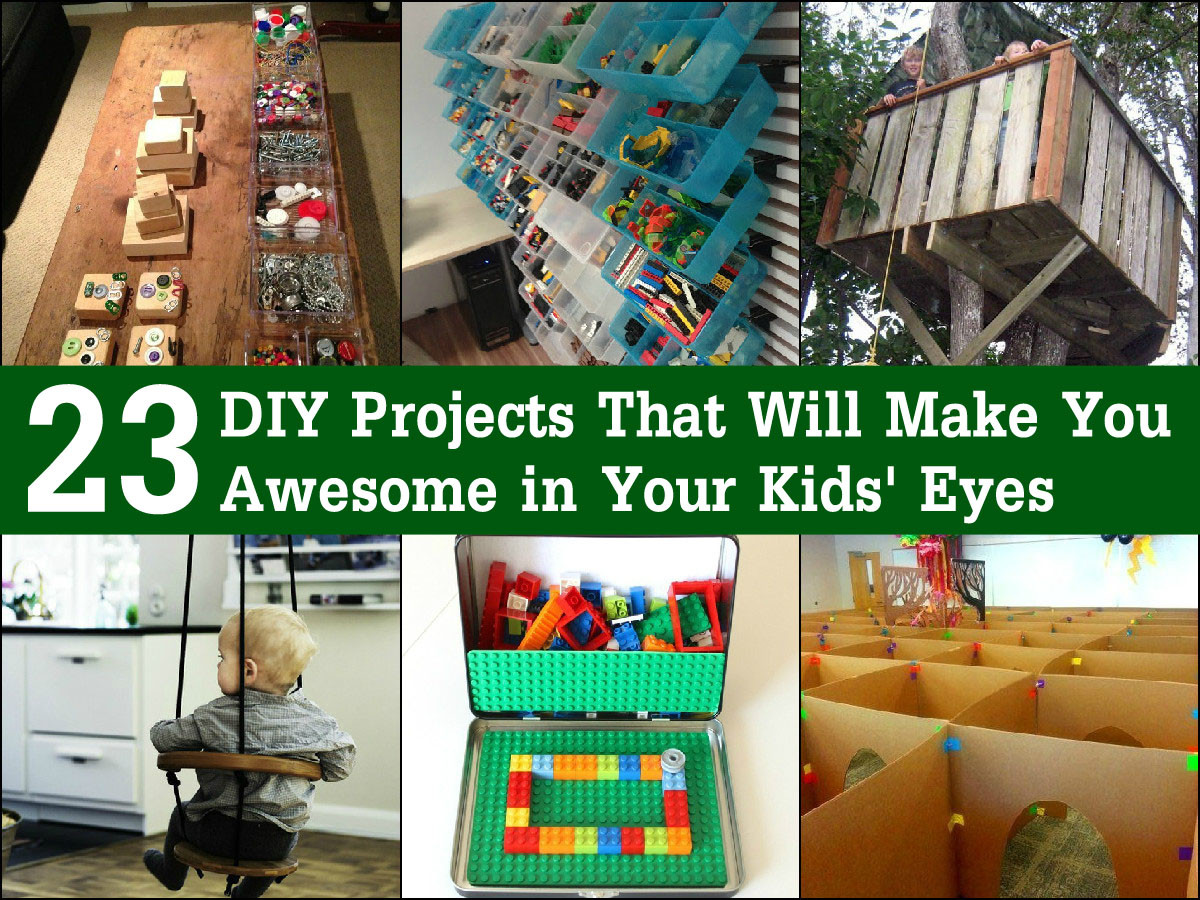 Best ideas about DIY Projects For Toddlers
. Save or Pin 23 DIY Projects That Will Make You Awesome in Your Kids’ Eyes Now.