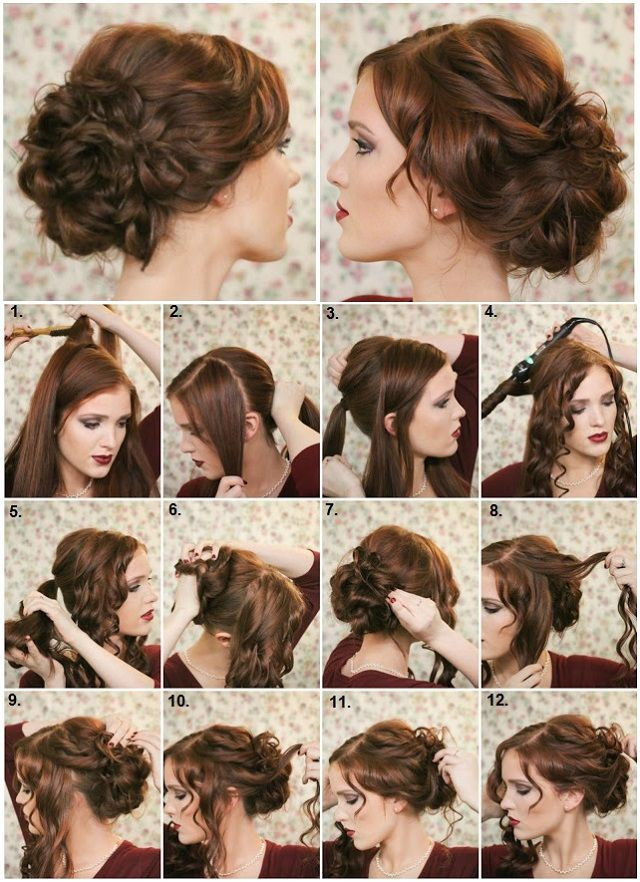Best ideas about DIY Prom Hair
. Save or Pin DIY Fancy Bun Hairstyle s and for Now.