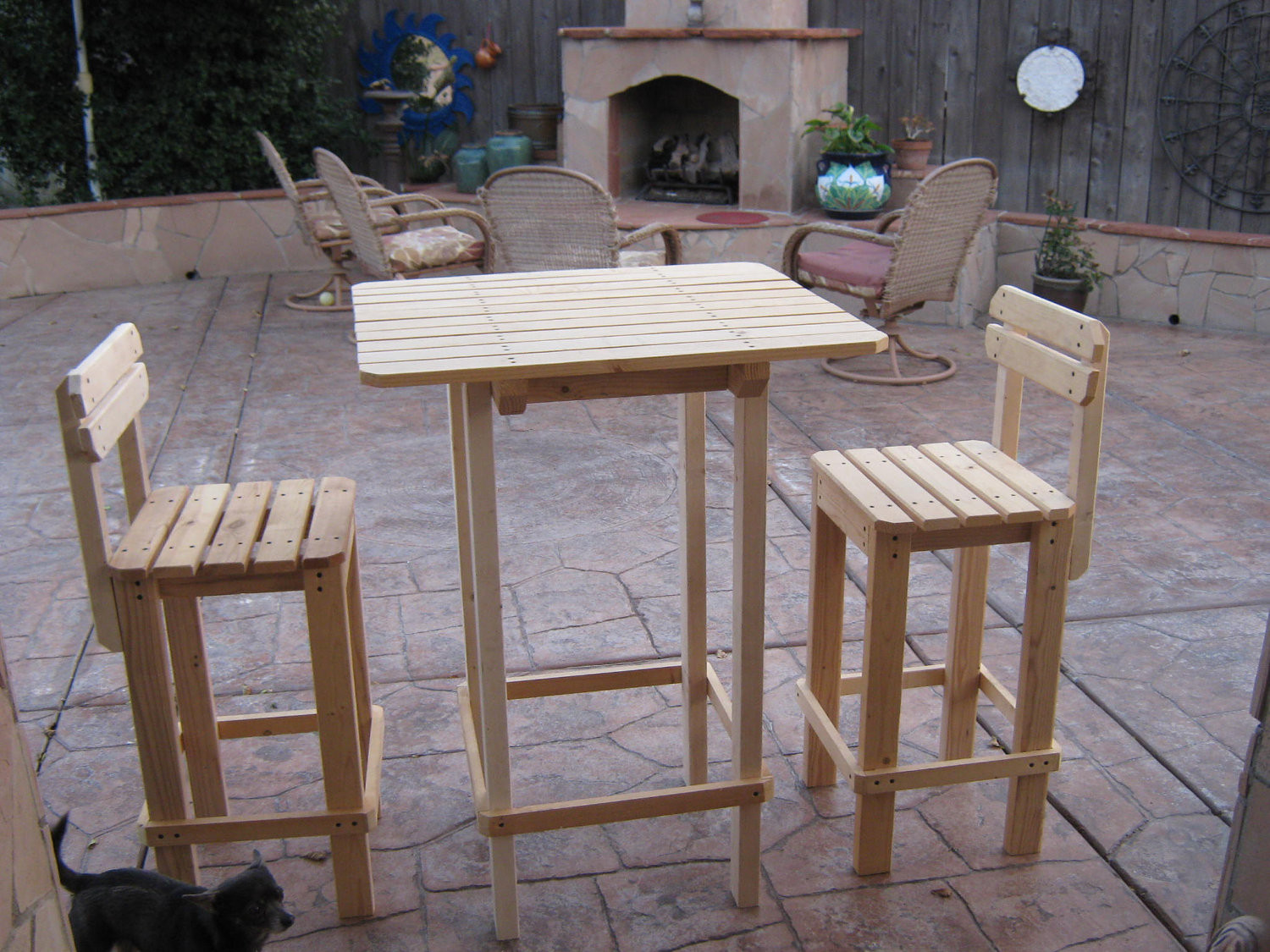Best ideas about DIY Pub Table Plans
. Save or Pin DIY PLANS to make Bar Table and Stool Set by wingstoshop Now.