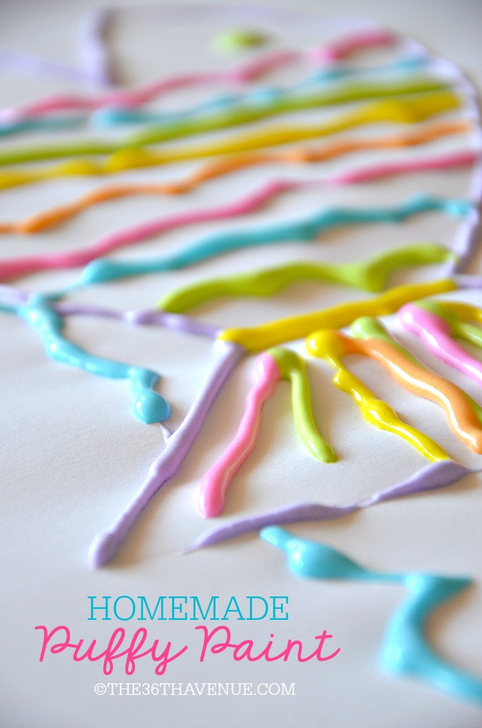 Best ideas about DIY Puffy Paint
. Save or Pin Kids Activity DIY Puffy Paint The 36th AVENUE Now.