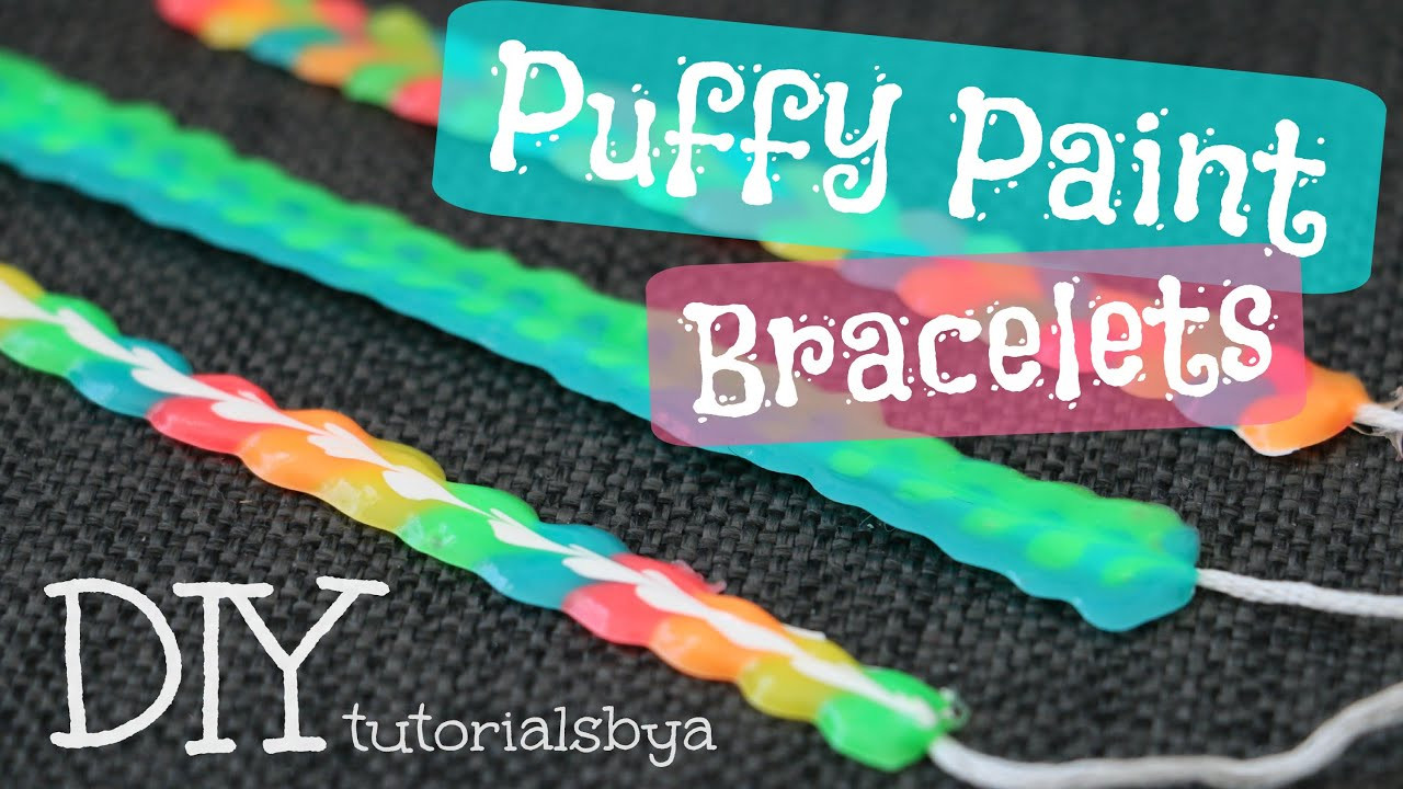 Best ideas about DIY Puffy Paint
. Save or Pin DIY Fabric Puffy Paint Bracelet Tutorial Now.