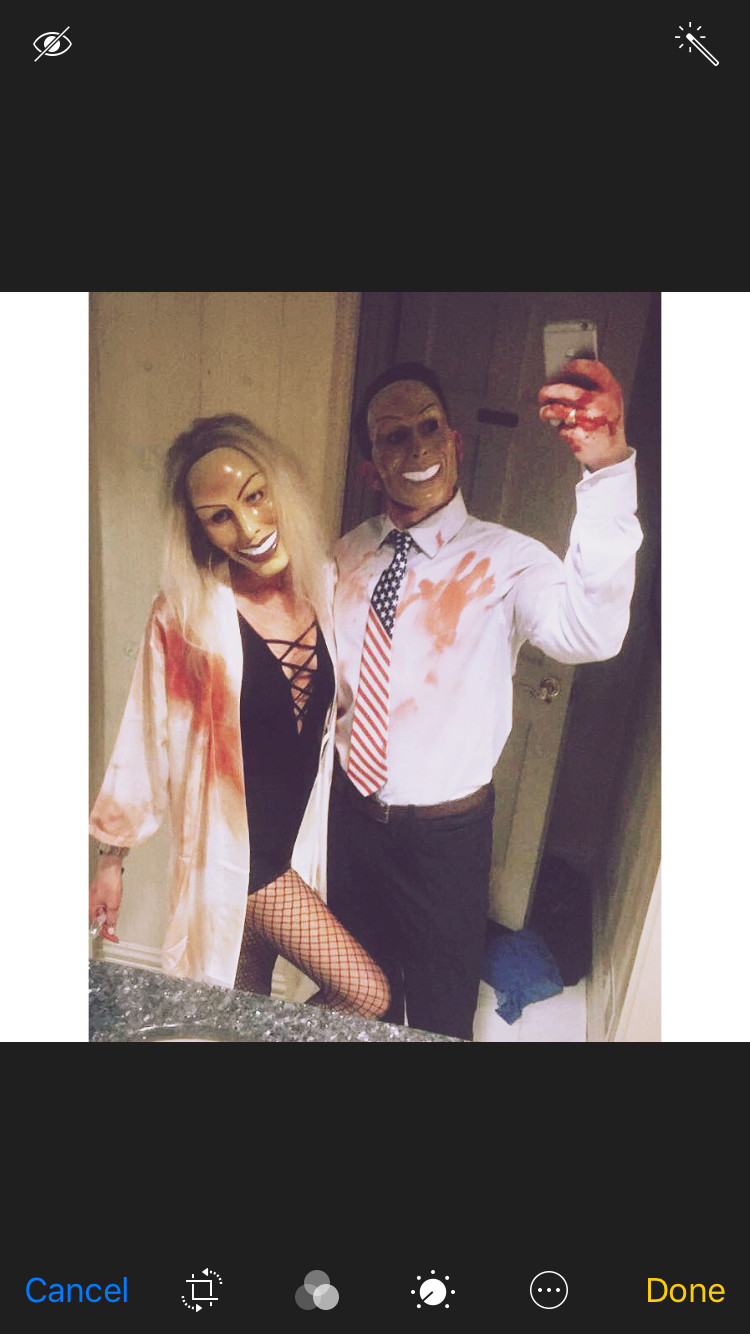 Best ideas about DIY Purge Costume
. Save or Pin the purge couple costume Now.