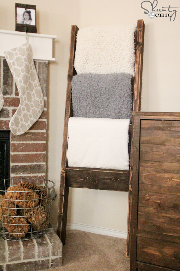 Best ideas about DIY Quilt Rack
. Save or Pin DIY Blanket Ladder Just $12 For This Super Easy Wooden Now.