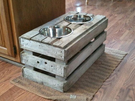 Best ideas about DIY Raised Dog Feeder
. Save or Pin 17 Brilliant Things to Do with Old Wooden Crates Now.