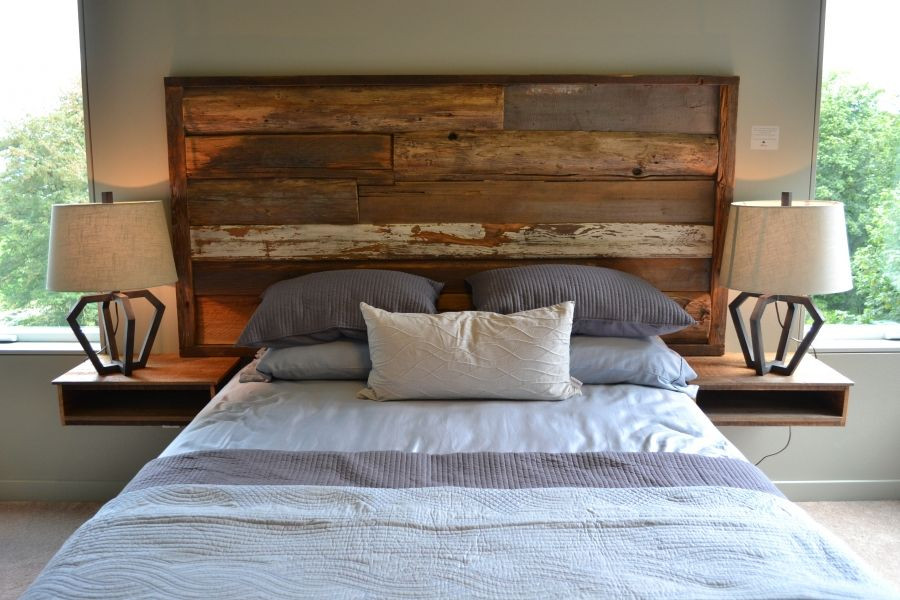 Best ideas about DIY Reclaimed Wood Headboards
. Save or Pin 20 Beds With Beautiful Wooden Headboards Now.