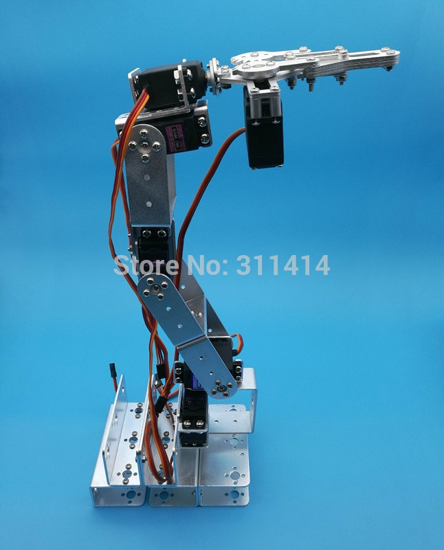 Best ideas about DIY Robot Arm Kit Educational Robotic Claw Set
. Save or Pin 1set 6 DOF Robot Arm Mechanical Claw Metal base Now.