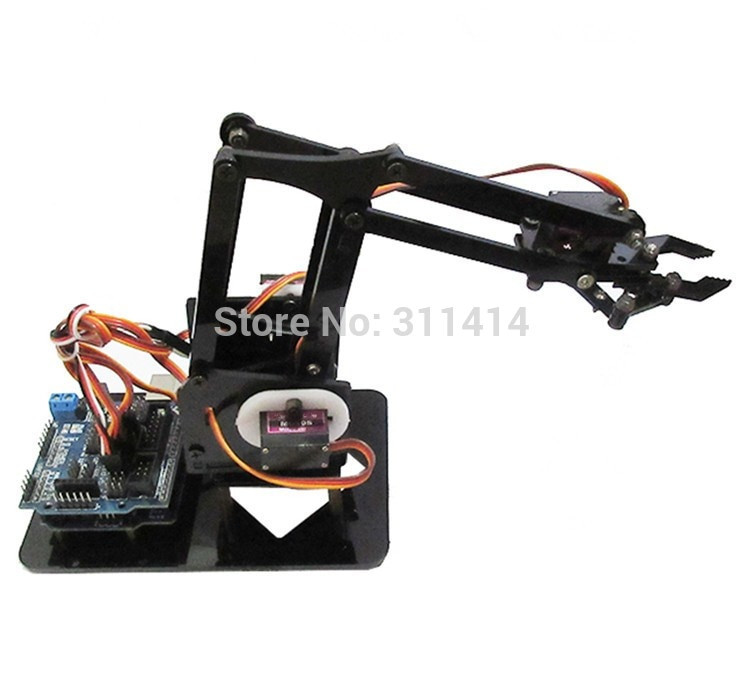 Best ideas about DIY Robot Arm Kit Educational Robotic Claw Set
. Save or Pin 1set DIY Acrylic Robot Arm Robot Claw Arduino Kit 4DOF Now.