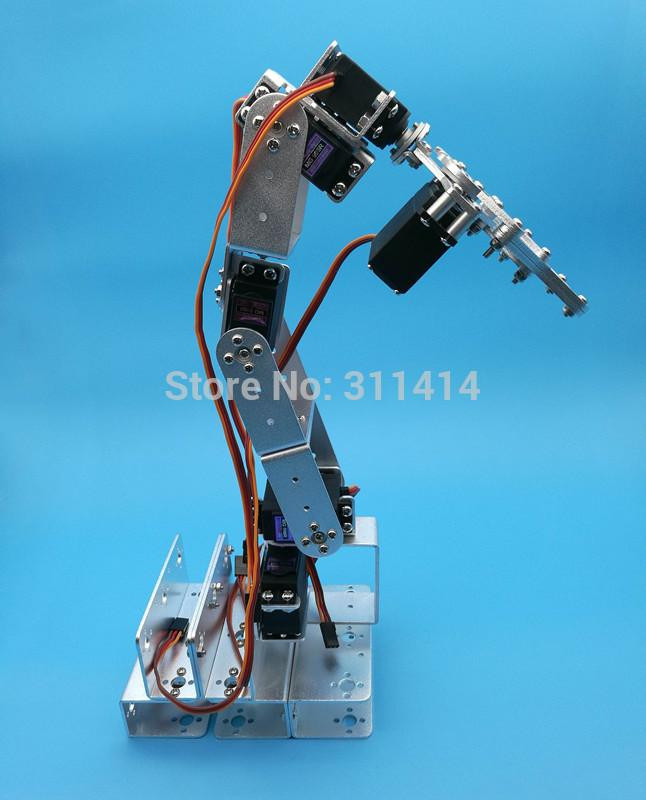 Best ideas about DIY Robot Arm Kit Educational Robotic Claw Set
. Save or Pin 1set 6 DOF Robot Arm Mechanical Claw Metal base Now.