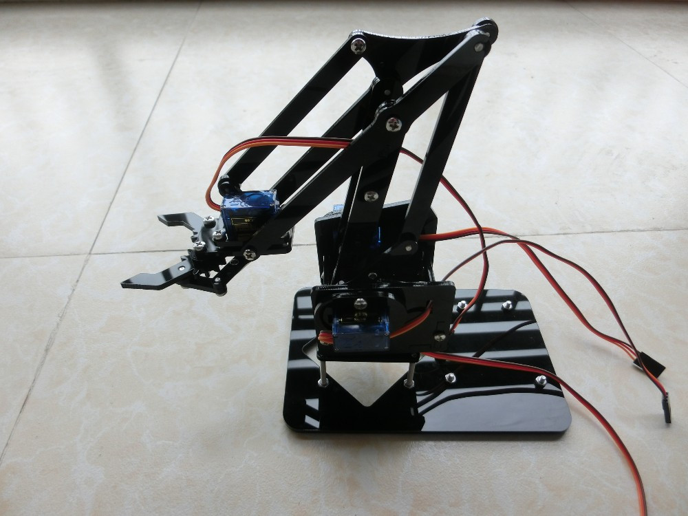 Best ideas about DIY Robot Arm Kit Educational Robotic Claw Set
. Save or Pin 4DOF Acrylic Robot Arm Robot Claw Arduino Kit Now.