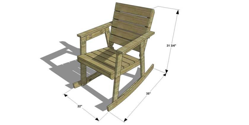 Best ideas about DIY Rocking Chairs
. Save or Pin Free DIY Furniture Plans How to Build a Rocking Chair Now.