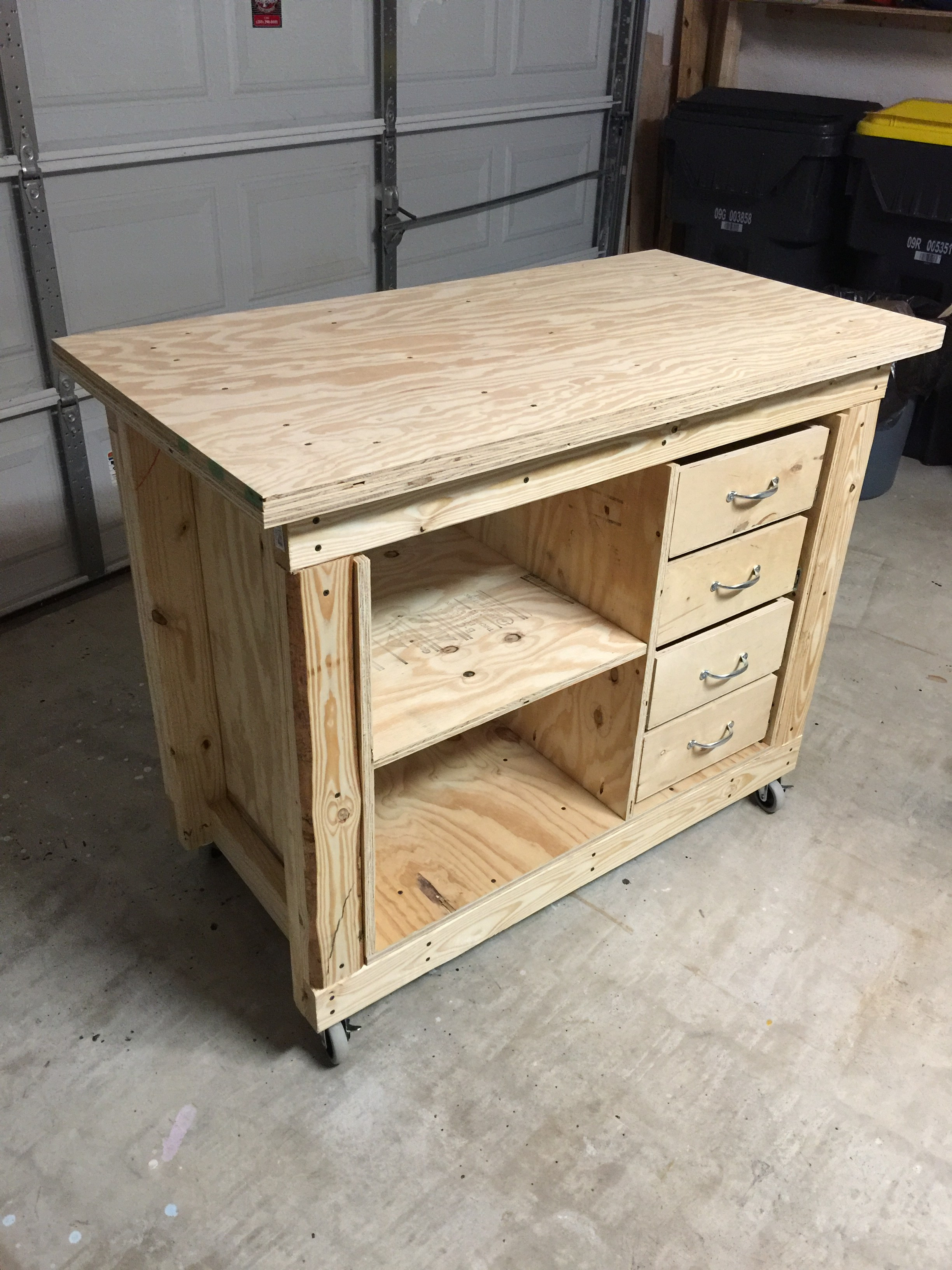 Best ideas about DIY Rolling Workbench
. Save or Pin DIY – Rolling Workbench – Munson Mischief Now.