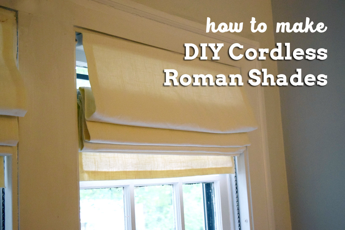 Best ideas about DIY Roman Shades Kit
. Save or Pin How To Make DIY Cordless Roman Shades Always Making Things Now.