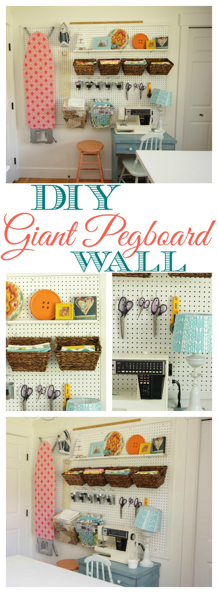 Best ideas about DIY Room Storage
. Save or Pin How to Install a DIY Giant Pegboard Wall Craft Room Now.