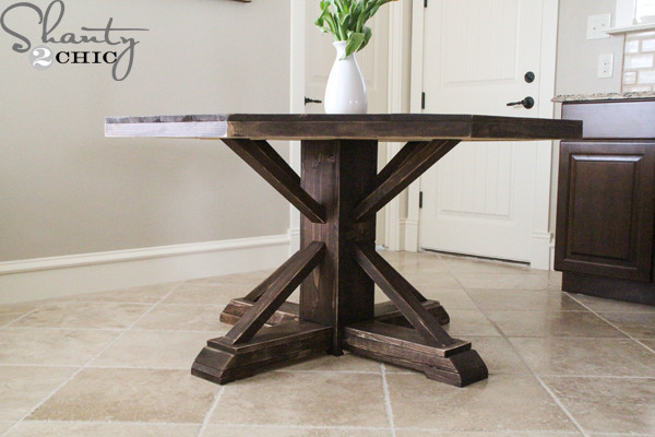 Best ideas about DIY Round Dining Table
. Save or Pin DIY Round Wooden Table for $110 Shanty 2 Chic Now.