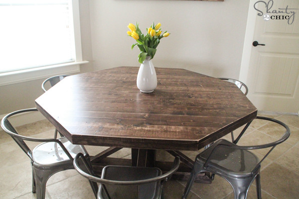 Best ideas about DIY Round Dining Table
. Save or Pin DIY Round Wooden Table for $110 Shanty 2 Chic Now.