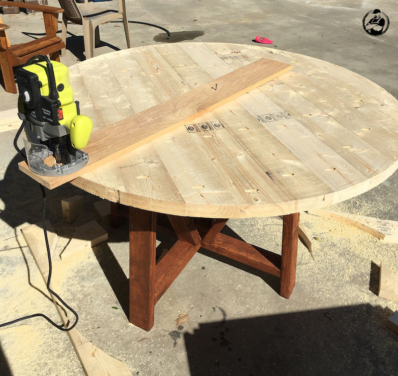 Best ideas about DIY Round Dining Table
. Save or Pin Round Trestle Dining Table Free DIY Plans  Rogue Engineer Now.