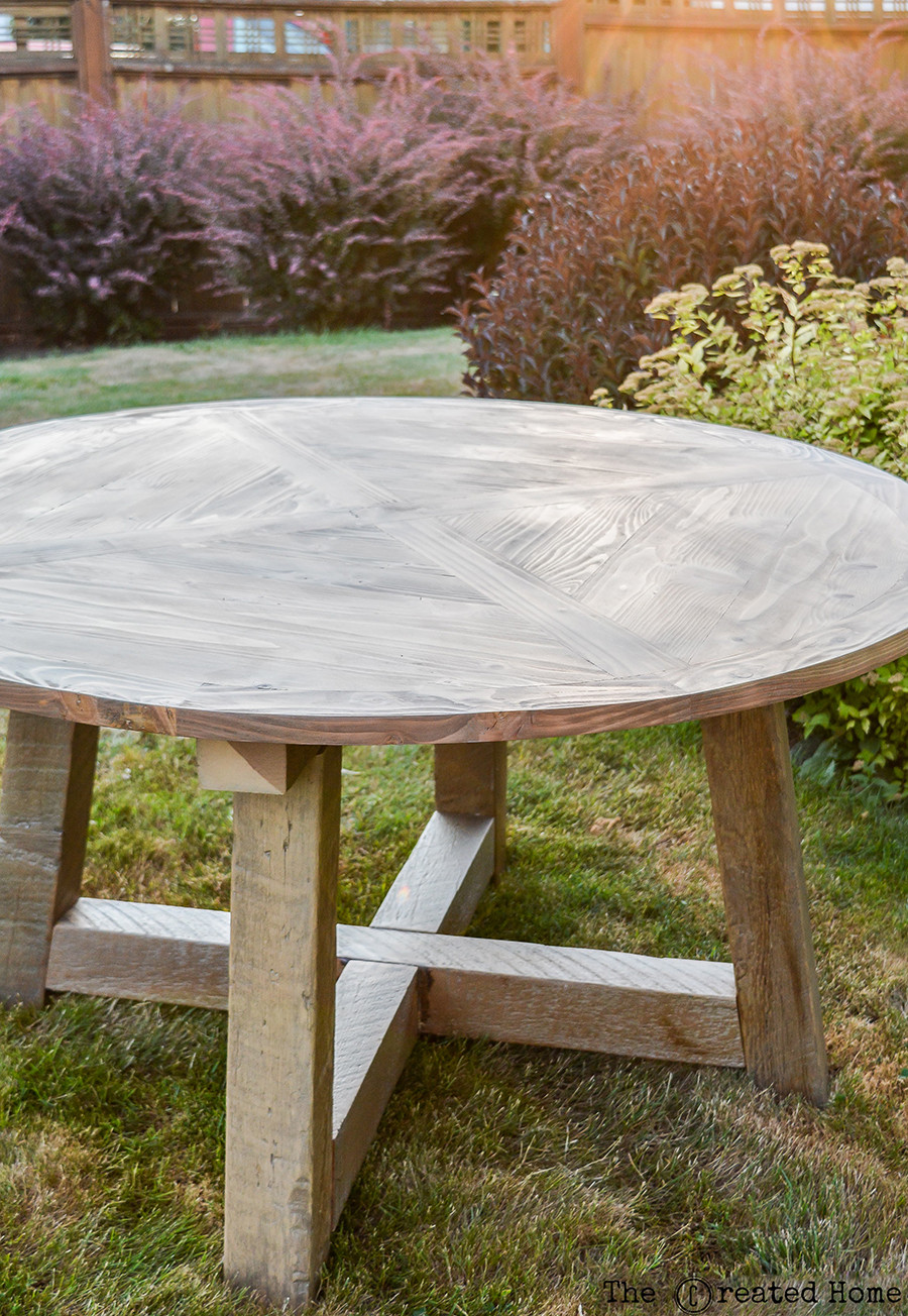 Best ideas about DIY Round Tables
. Save or Pin DIY Wood Beam Round Dining Table Now.