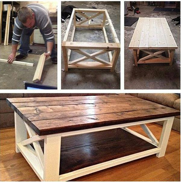 Best ideas about Diy Rustic Coffee Table
. Save or Pin Build A Rustic X Coffee Table With Free Easy Plans Now.