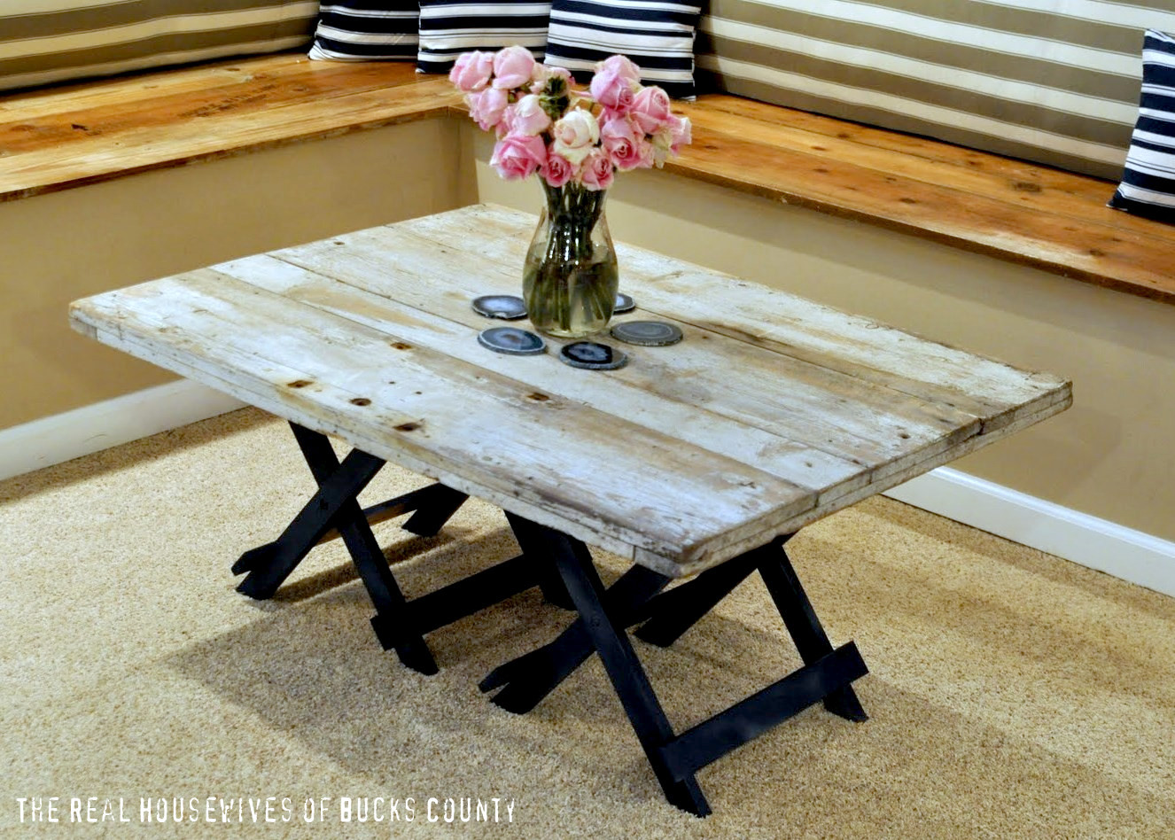 Best ideas about Diy Rustic Coffee Table
. Save or Pin DIY Barn Meets Beach Coffee Table East Coast Creative Blog Now.