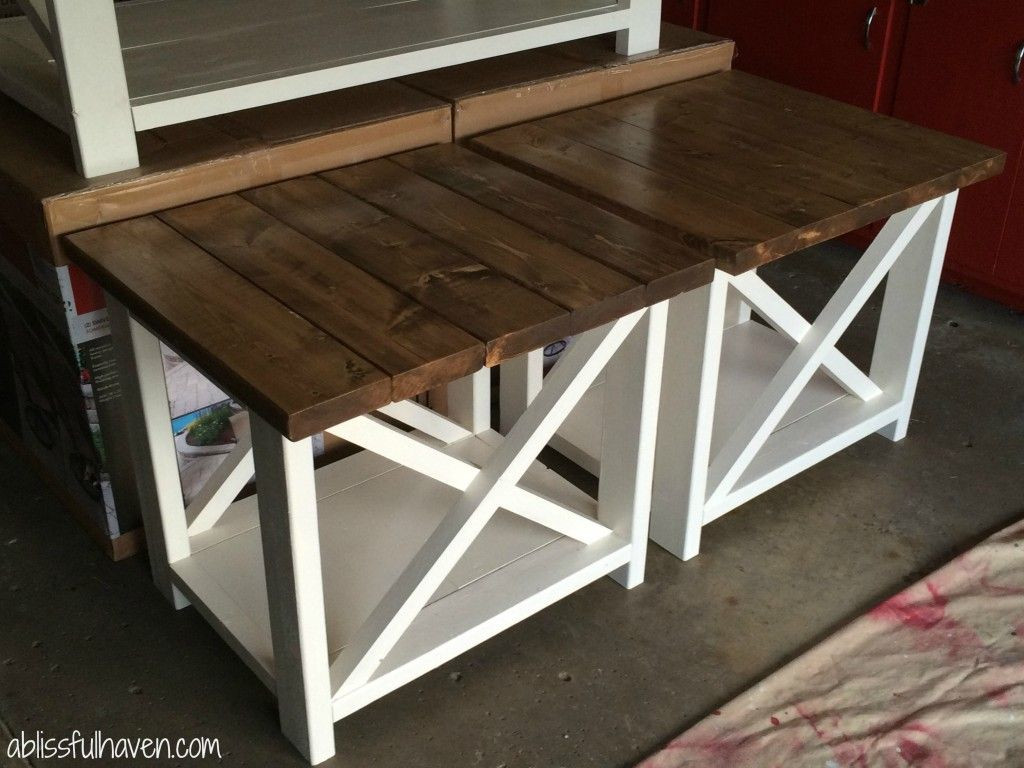 Best ideas about DIY Rustic End Tables
. Save or Pin DIY Rustic X End Tables The perfect addition to your Now.
