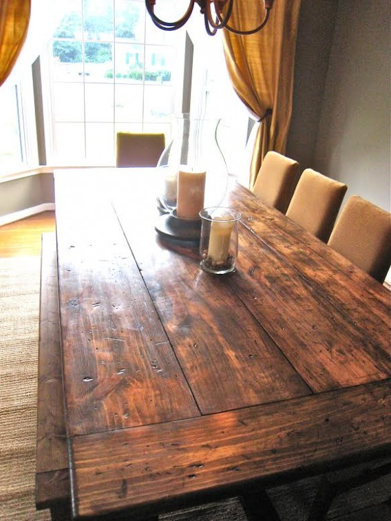 Best ideas about DIY Rustic Kitchen Table
. Save or Pin How to Make a DIY Farmhouse Dining Room Table Restoration Now.
