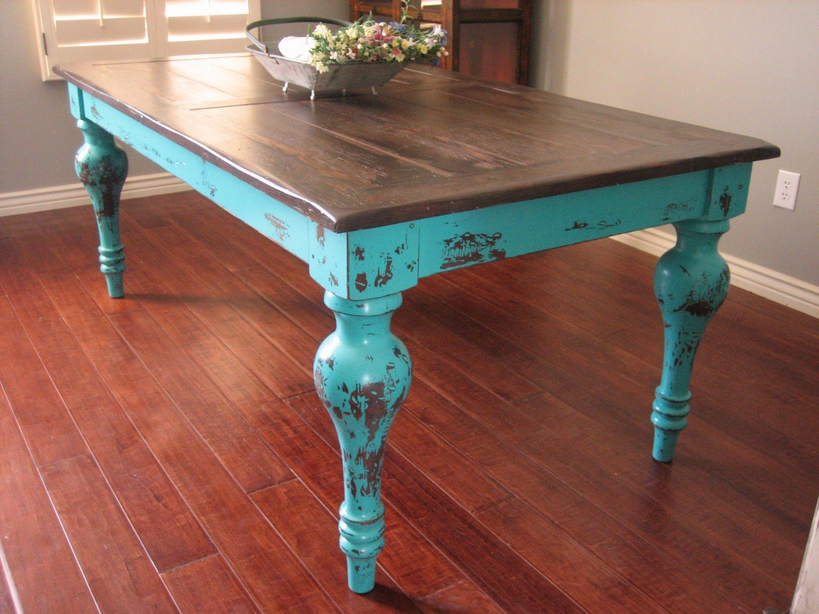 Best ideas about DIY Rustic Kitchen Table
. Save or Pin Rustic dining table Inspiration for my dining table re do Now.