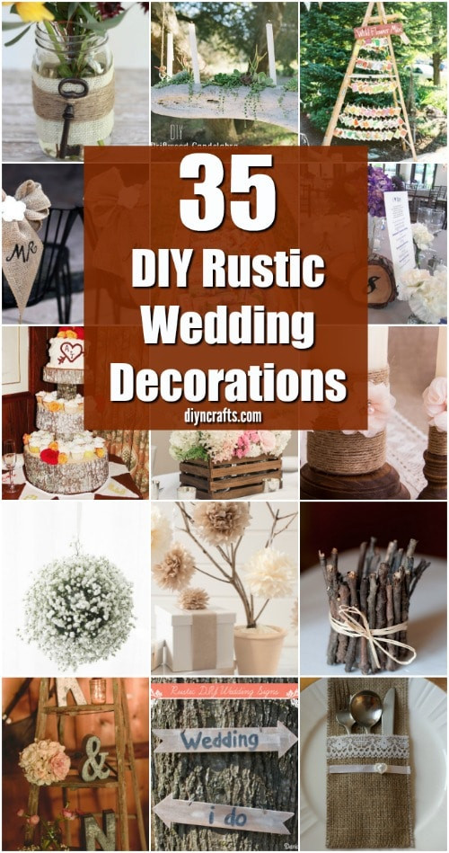 Best ideas about DIY Rustic Wedding Decor
. Save or Pin 35 Breathtaking DIY Rustic Wedding Decorations For The Now.