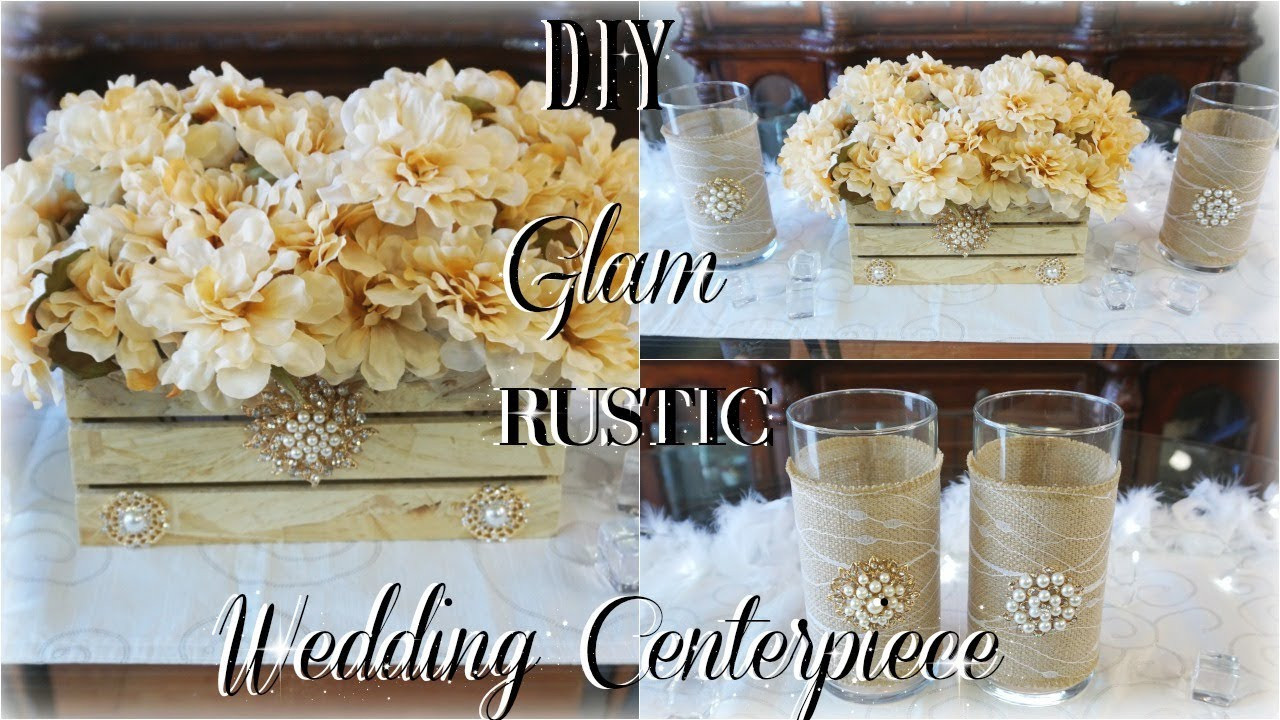 Best ideas about DIY Rustic Wedding Decor
. Save or Pin DIY RUSTIC GLAM WEDDING CENTERPIECE FT TOTTALY DAZZLED Now.