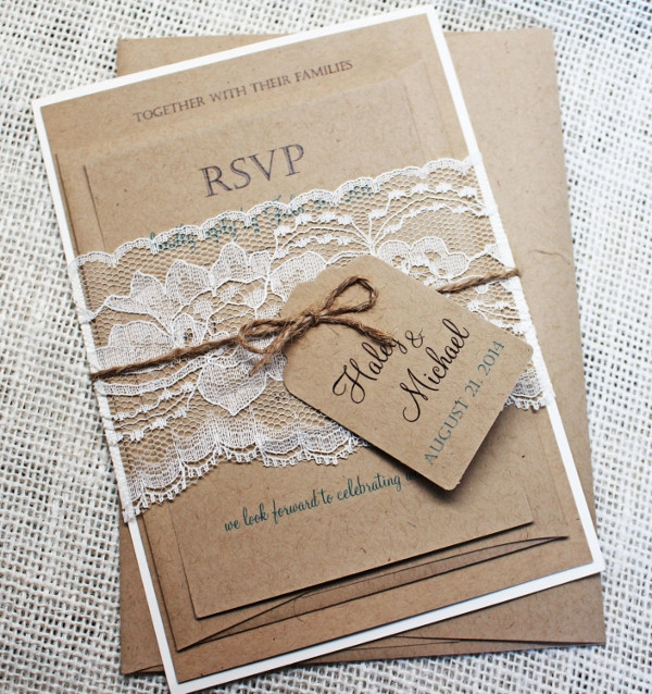 Best ideas about DIY Rustic Wedding Invitations
. Save or Pin 57 Examples of Wedding Invitations PSD AI EPS Now.