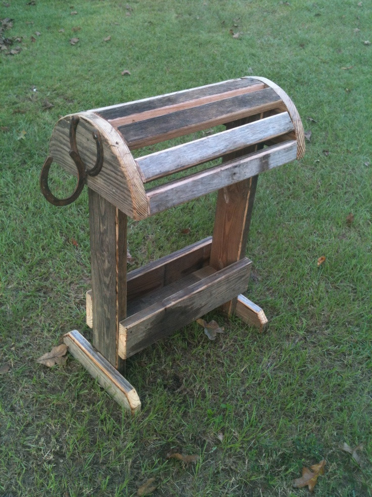 Best ideas about DIY Saddle Stand
. Save or Pin Saddle stand made from recycled wood horses Now.