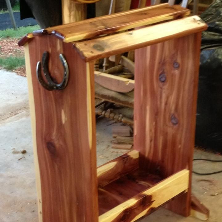 Best ideas about DIY Saddle Stand
. Save or Pin Cedar saddle rack More Than Wood Sawmill Now.