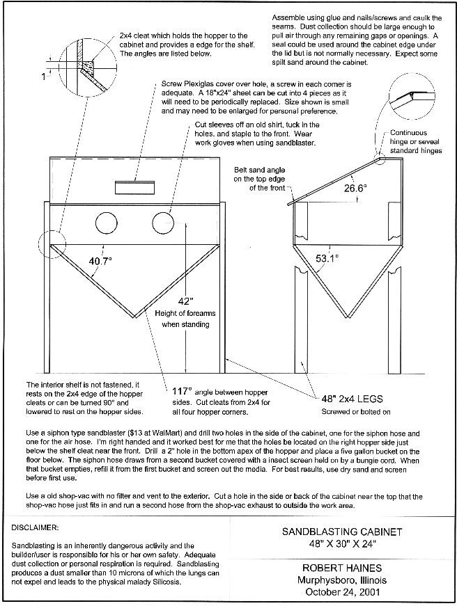 Best ideas about DIY Sandblasting Cabinet Plans
. Save or Pin Sandblast Cabinet Plans PDF Woodworking Now.
