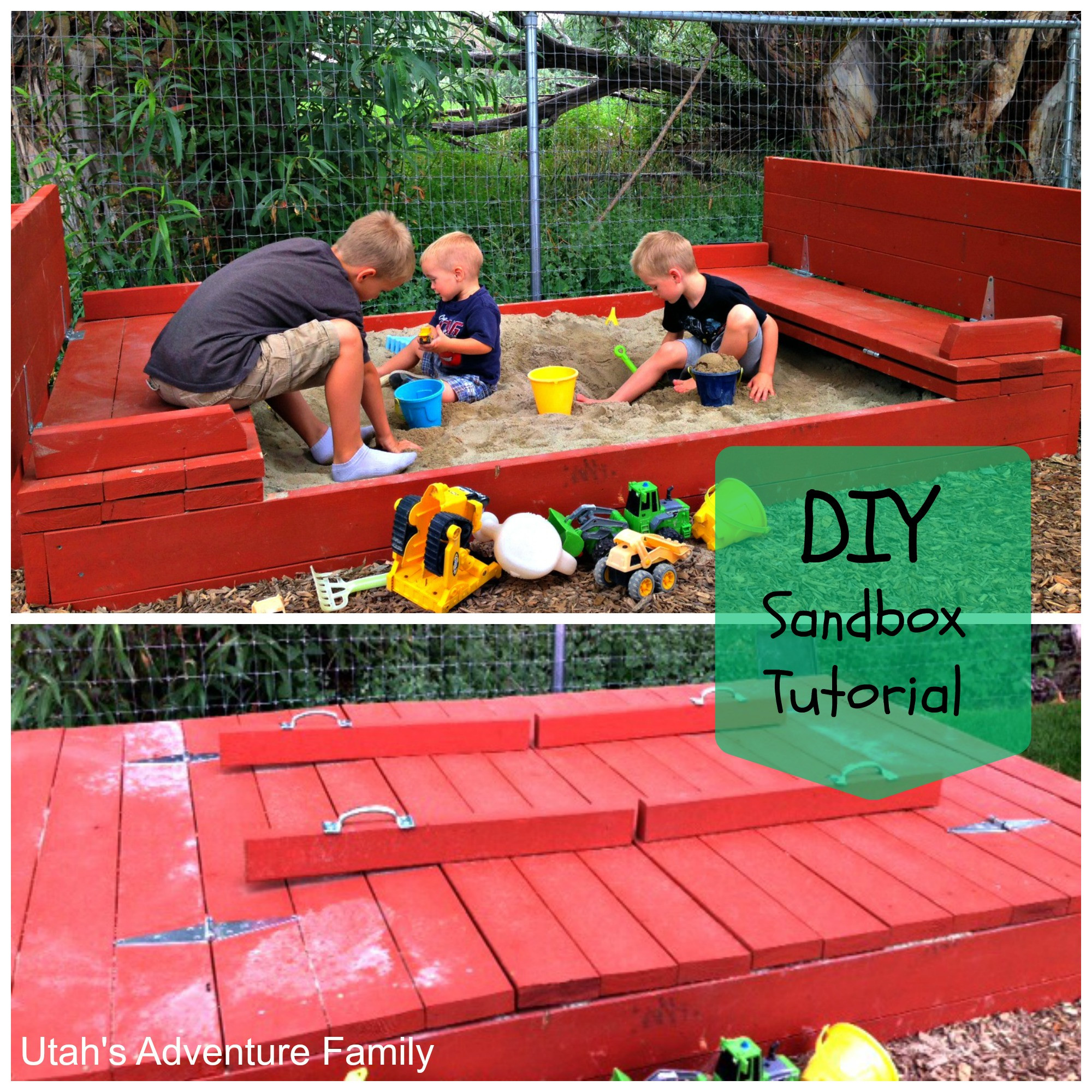 Best ideas about DIY Sandbox Cover
. Save or Pin Build Your Own Sandbox Now.