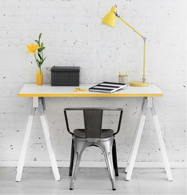 Best ideas about DIY Sawhorse Desk
. Save or Pin DIY ideas to try Uplift your work space Lanalou Style Now.