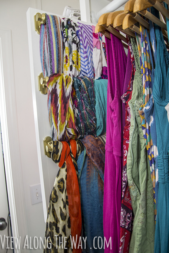 Best ideas about DIY Scarf Organizer
. Save or Pin DIY slide out scarf and belt organizers View Along the Now.