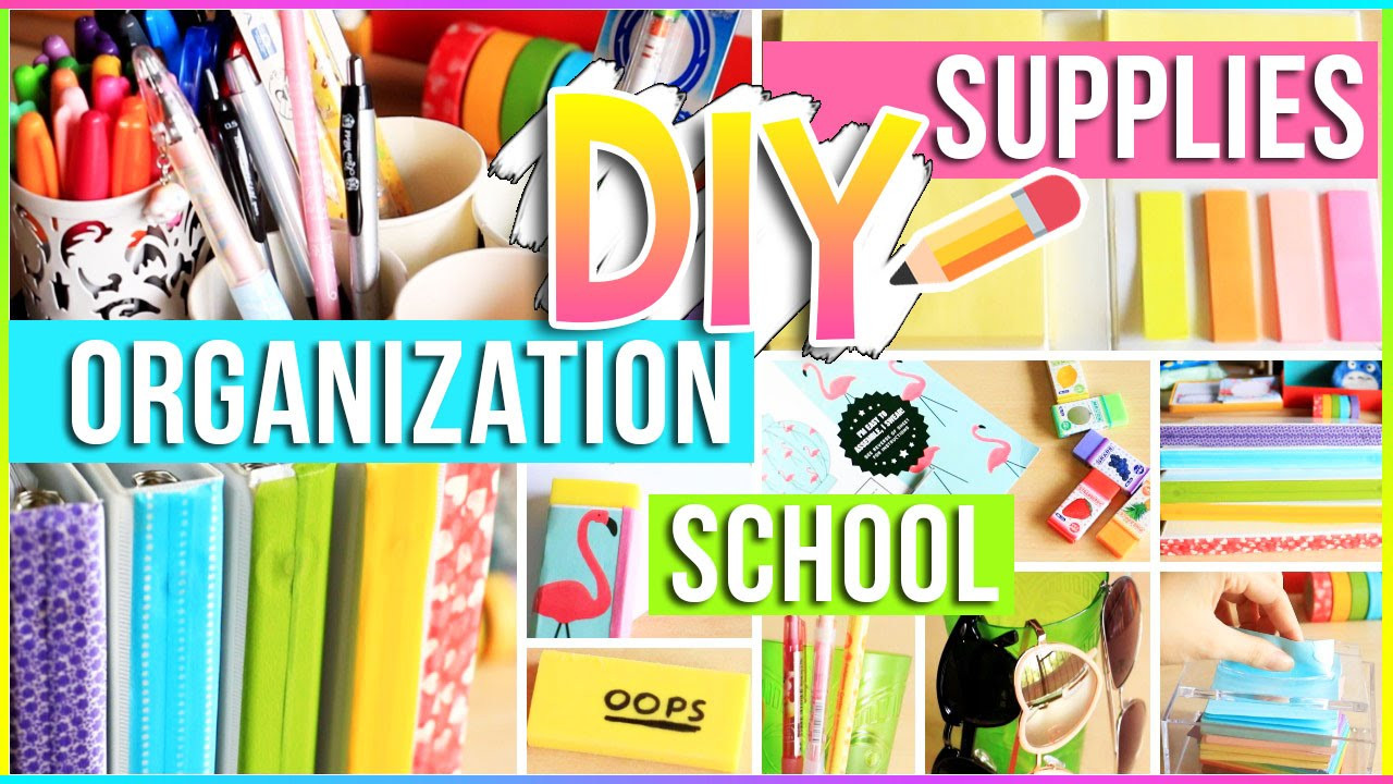 Best ideas about DIY School Organization
. Save or Pin DIY School Supplies Organization Ideas for Your Room Now.