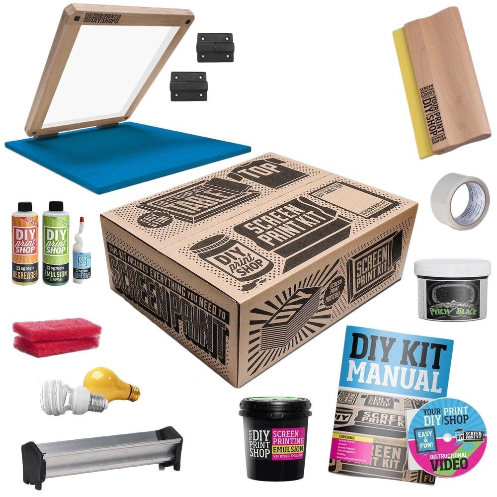 Best ideas about DIY Screen Printing Kit
. Save or Pin DIY PRINT SHOP Classic Table Top T Shirt Screen Printing Now.