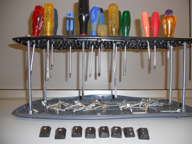 Best ideas about DIY Screwdriver Organizer
. Save or Pin Keyboard Screwdriver rack Now.