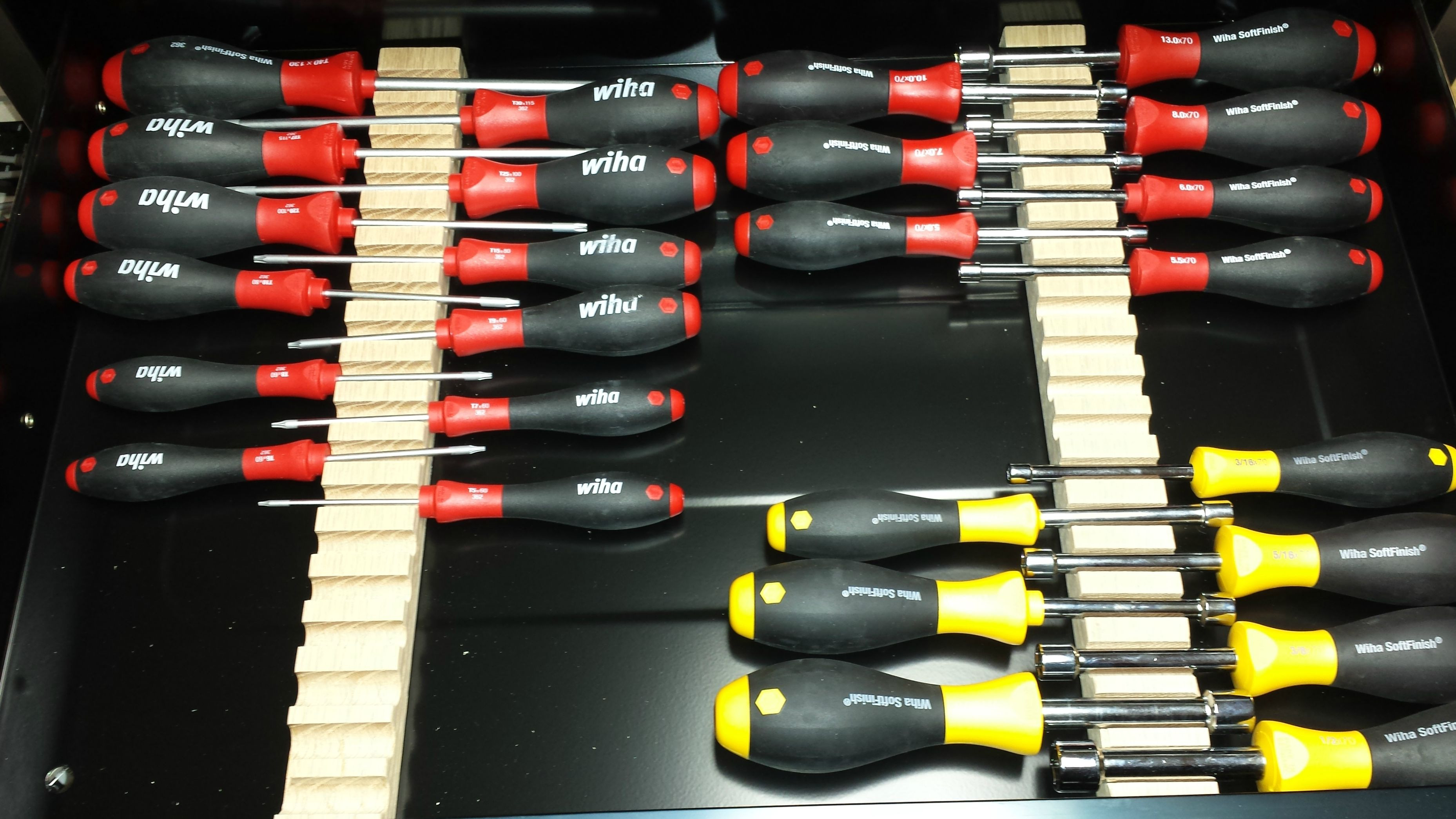 Best ideas about DIY Screwdriver Organizer
. Save or Pin Drawers of screwdrivers on diy wooden rails plenty of Now.