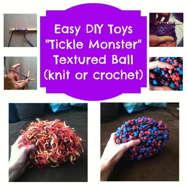 Best ideas about DIY Sensory Toys
. Save or Pin Easy DIY Toys — “Tickle Monster” Sensory Ball Now.