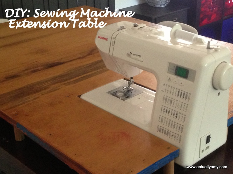 Best ideas about DIY Sewing Machine Extension Table . Save or Pin DIY Sewing Machine Extension Table And Sew We Craft Now.