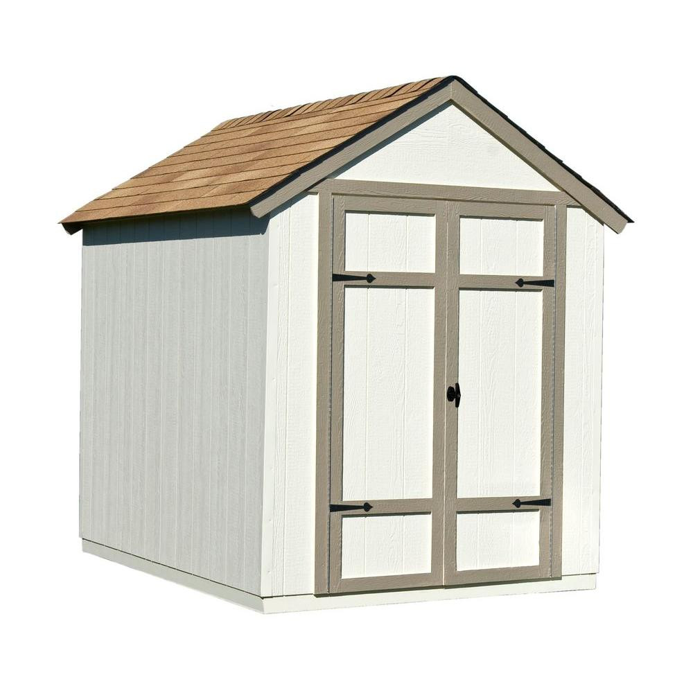Best ideas about DIY Shed Kit Home Depot
. Save or Pin Handy Home Products Sherwood 6 ft x 8 ft Wood Shed Kit Now.