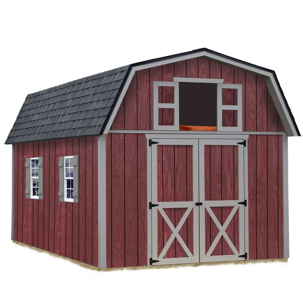 Best ideas about DIY Shed Kit Home Depot
. Save or Pin Best Barns Woodville 10 ft x 12 ft Wood Storage Shed Kit Now.