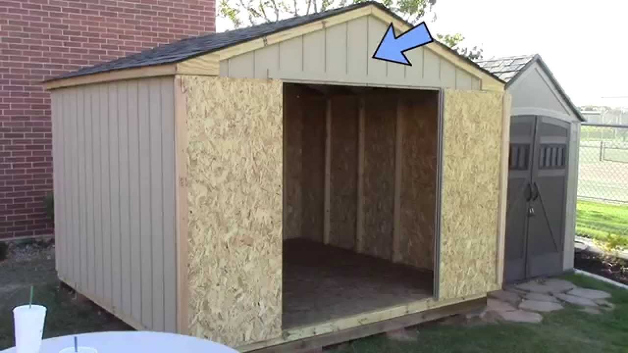 Best ideas about DIY Shed Kit Home Depot
. Save or Pin Building a pre cut wood shed What to expect Home Depot Now.