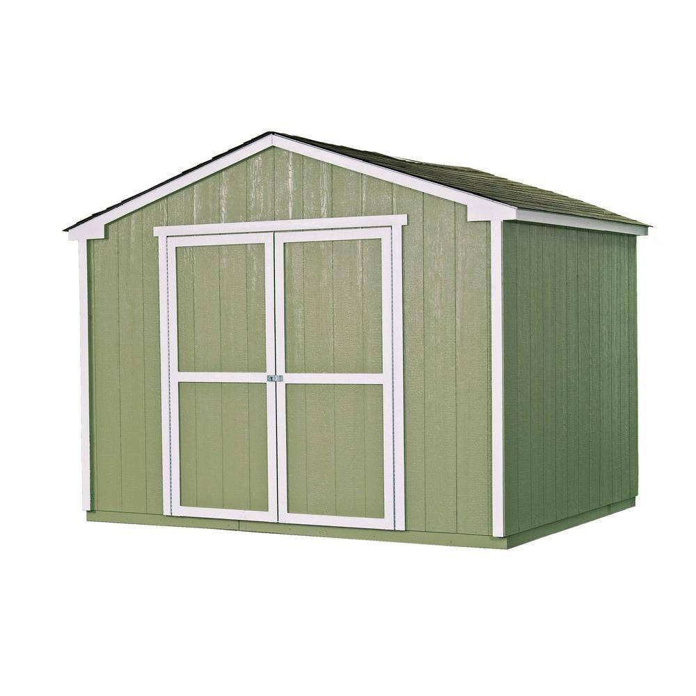 Best ideas about DIY Shed Kit Home Depot
. Save or Pin Handy Home Products Cumberland 10 ft x 8 ft Wood Shed Now.