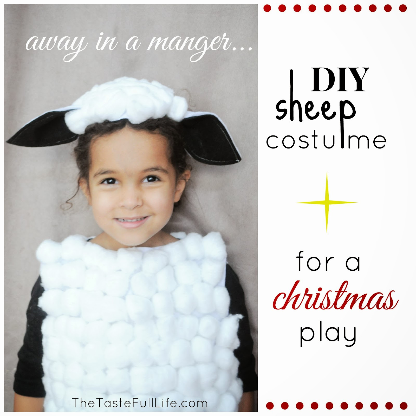 Best ideas about DIY Sheep Costume
. Save or Pin DIY Sheep and Cow Costumes for My Church s Christmas Now.