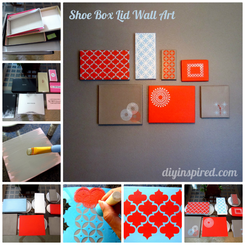 Best ideas about DIY Shoe Box
. Save or Pin Shoe Box Lid Wall Art DIY Inspired Now.