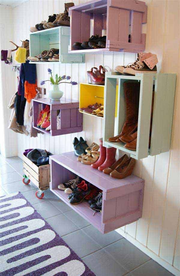 Best ideas about DIY Shoe Organizing Ideas
. Save or Pin 28 Clever DIY Shoes Storage Ideas That Will Save Your Time Now.