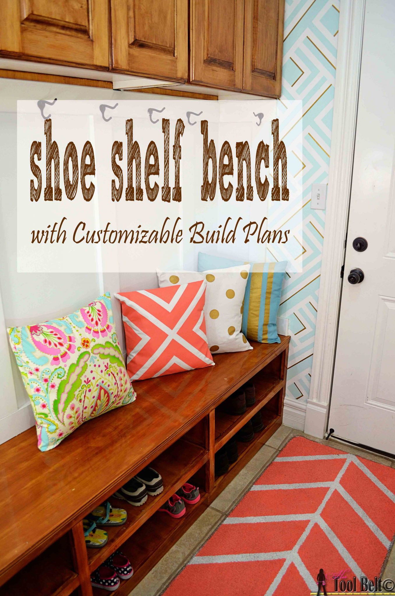 Best ideas about DIY Shoe Rack Bench
. Save or Pin Shoe Shelf Bench Her Tool Belt Now.